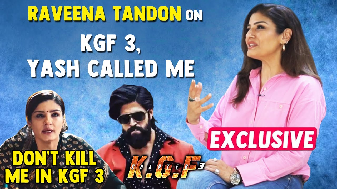 Raveena Tandon aka Ramika Sen Opens On KFG 3, Rocking Star Yash | Exclusive Interview