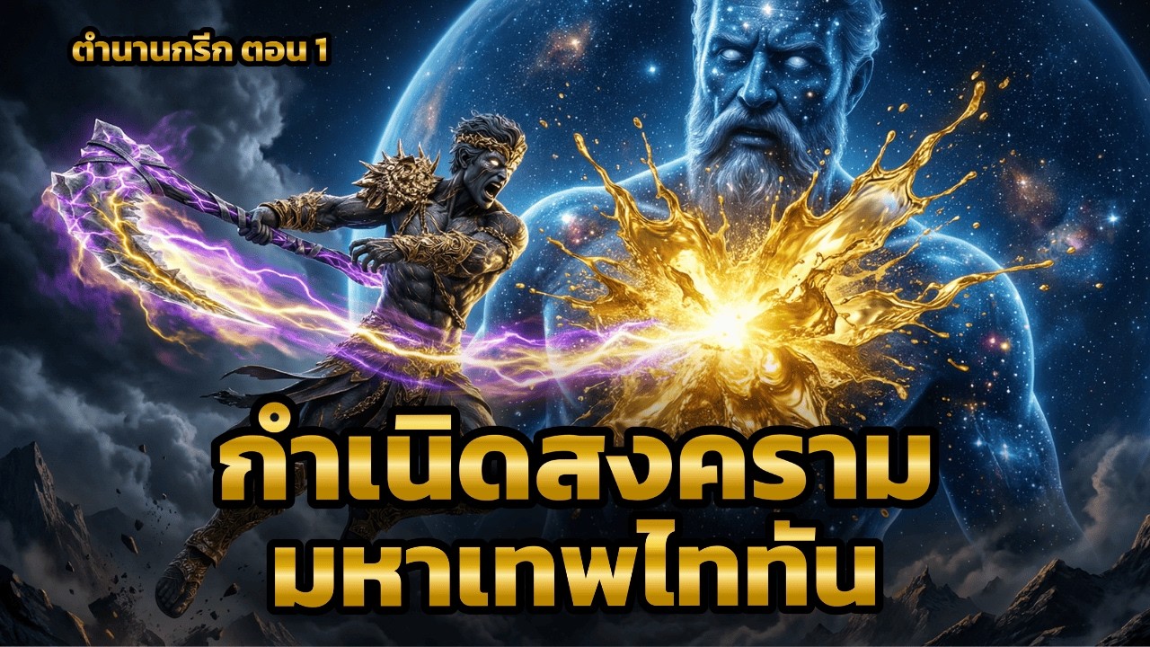 เมื่อพ่อลูกหันคมเคียวใส่กัน | มหาเทพไททันถือกำเนิด | ยักษ์เล่าตำนานกรีก EP 1