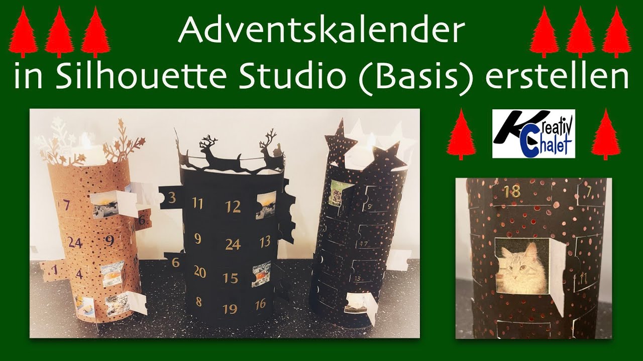Adventskalender in Silhouette Studio Basis für alle Schneideplotter erstellen