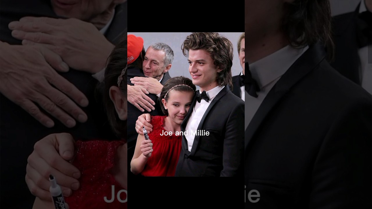 Joe keery and millie bobby brown 🥺❤️ #CelebrityFan #milliebobbybrown #joekeery #tiktok