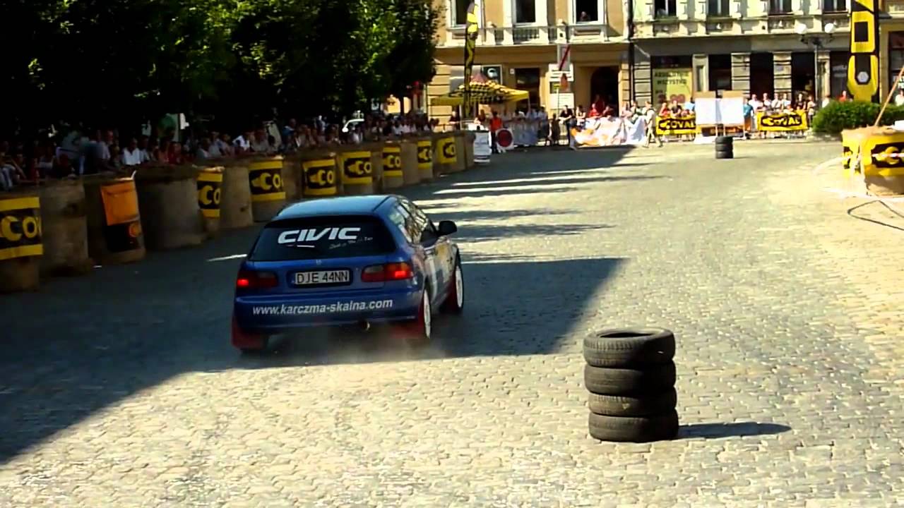 4 Rajd Ziębicki 2011- Rafał Zabuski / Kinga Sładczyk Honda Civic
