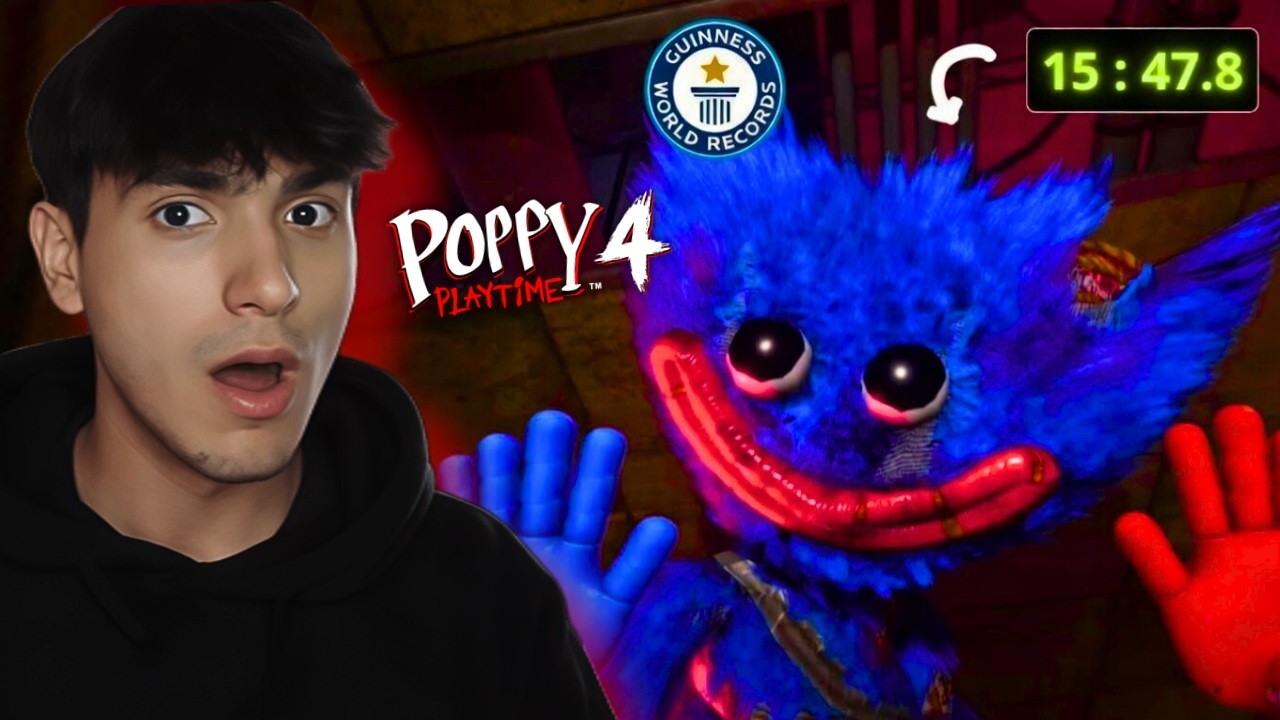 Mi REACCION al WORLD RECORD de Poppy Playtime 4