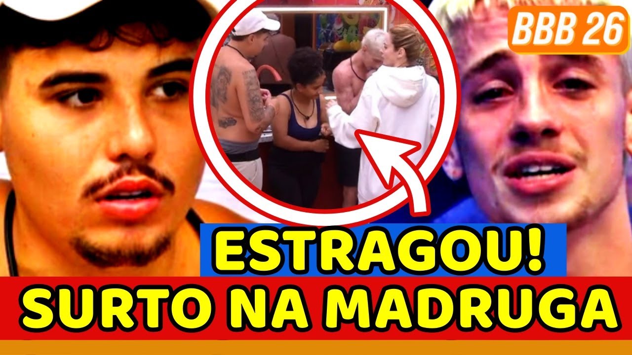 😱BBB26: Pedro SURTA NA MADRUGADA, ESTRAGA COISAS de Juliano QUE FICA FURIOSO; TRETA de Ana Paula