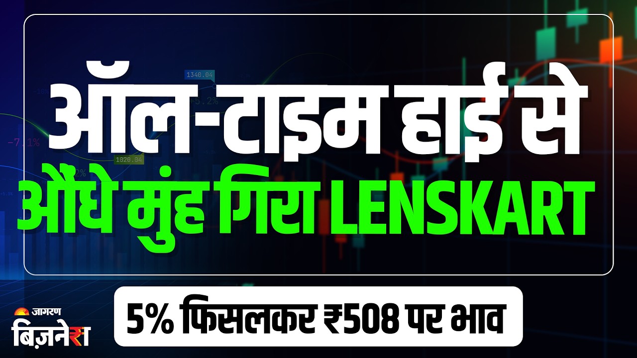 Lenskart Share Price: कलावा-सिंदूर विवाद से औंधे मुंह गिरा शेयर, 5% गिरकर ₹508 पर पहुंचा | Stocks