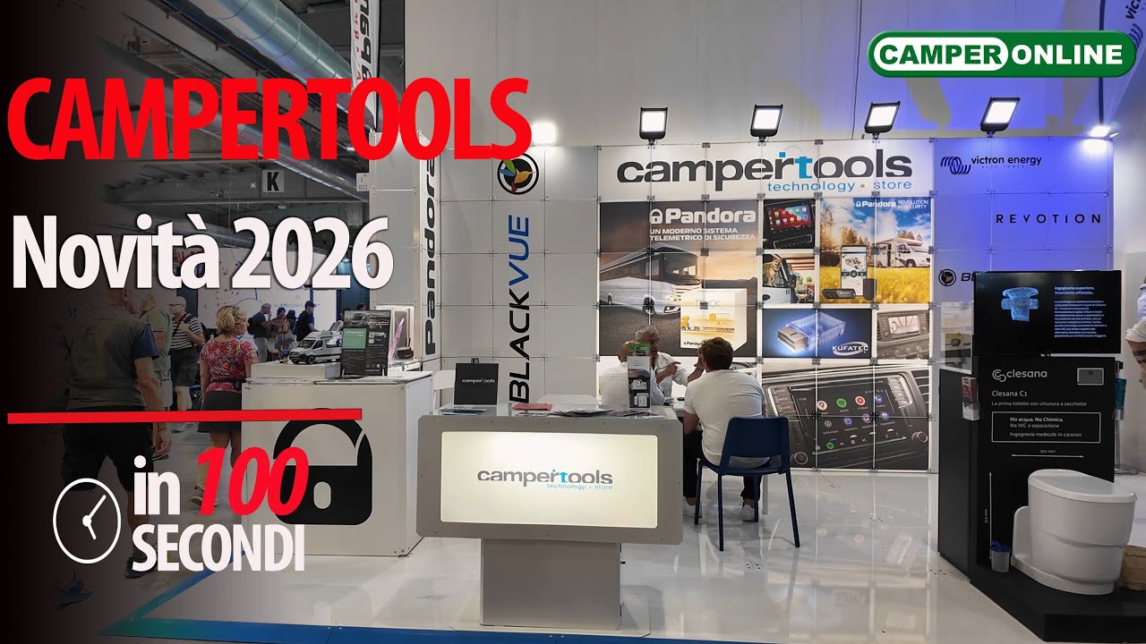 Novità Campertools 2026: 5G a bordo e un controllo totale per un camper sempre più smart!