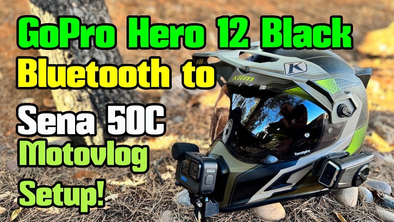 GoPro Hero 12 Black & Sena Bluetooth - MotoVlog Just Got Easy #goprohero12 # sena #motorcycle