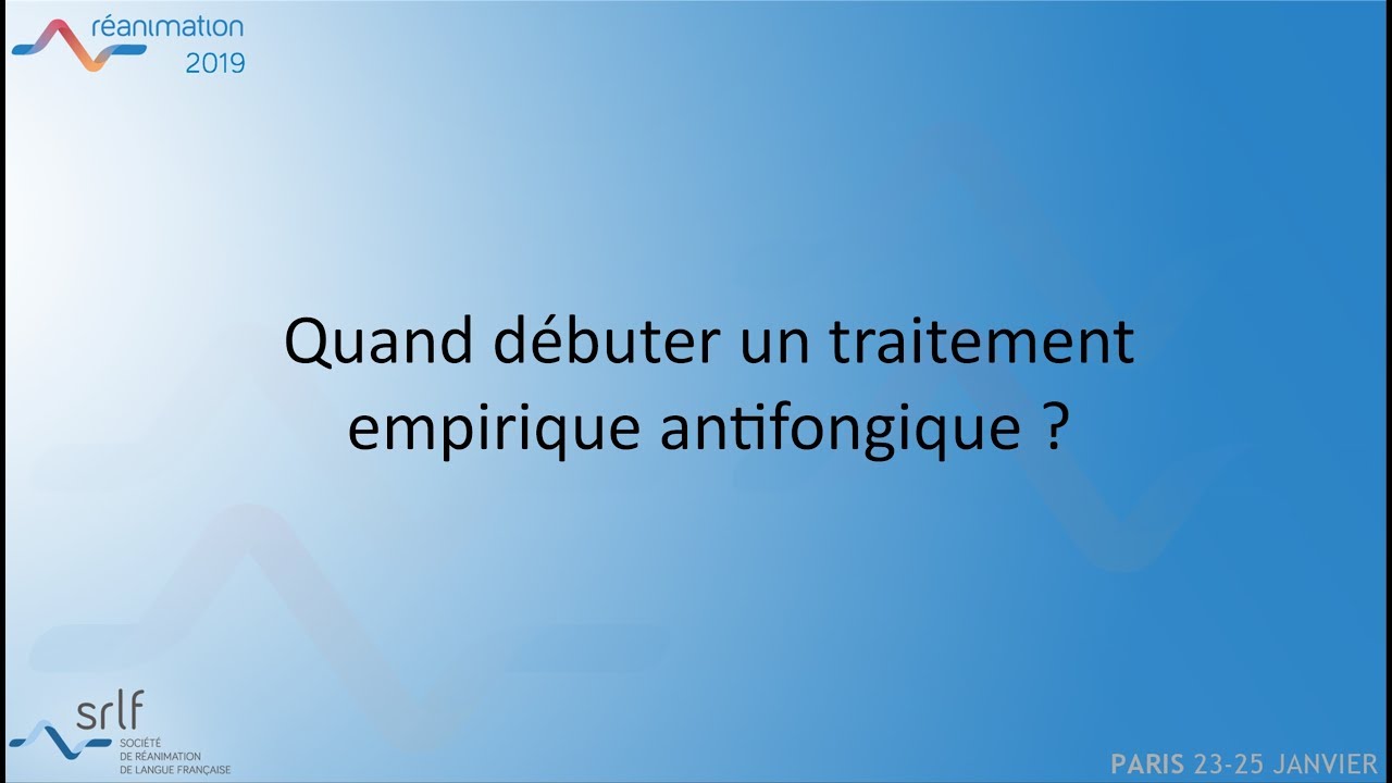 Infections fongiques J.-F. TIMSIT 