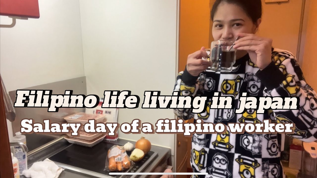 Filipino life living in japan/ Salary day of filipino SSW/ Rainy day/ cooked lumpia shanghai/ HBD