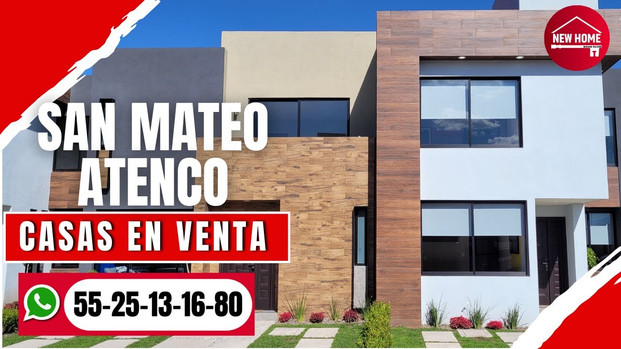 CASAS EN VENTA EN SAN MATEO ATENCO CON AMENIDADES MODELO 2 