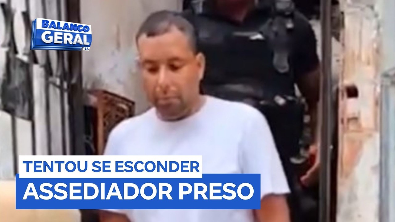 Homem que assediou mulher no meio da rua é preso e alega esquizofrenia