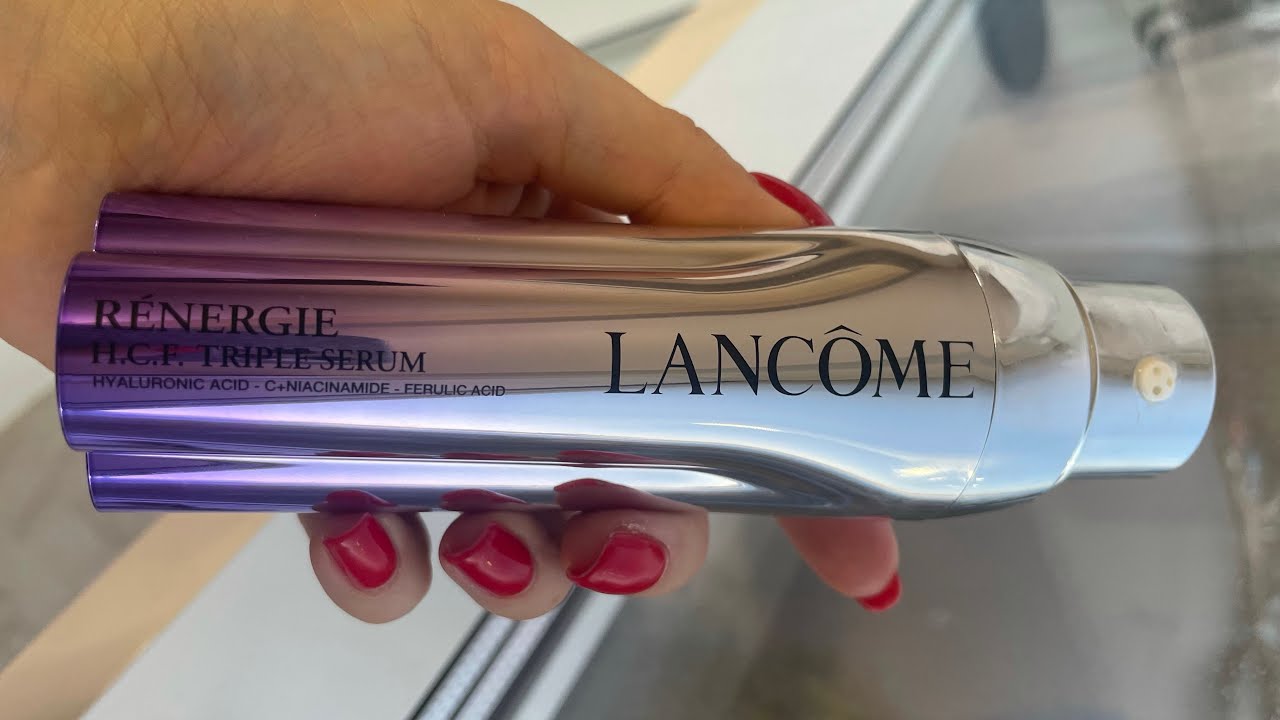 Обзор самой рекламируемой сыворотки от Lancôme renergie triple serum