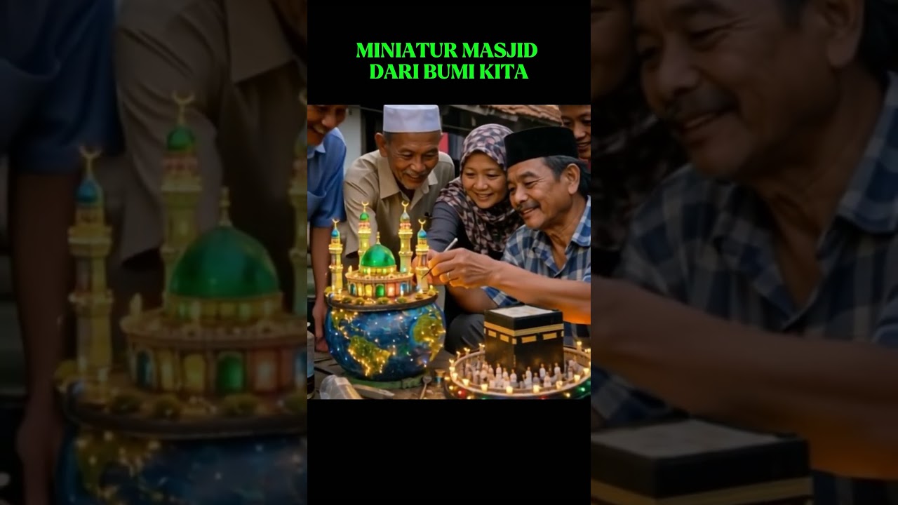 Miniatur masjid indonesia dari bumi kita ☺️🕌 