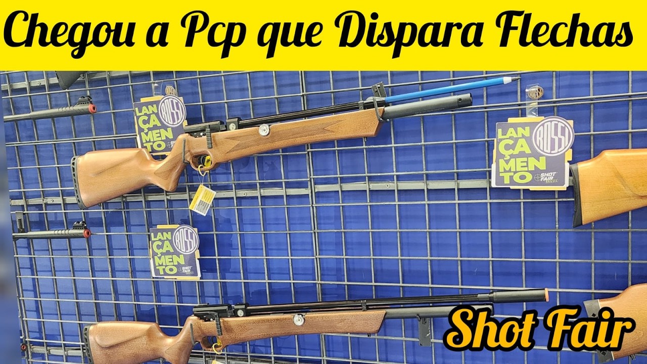 CARABINA QUE ATIRA FLECHAS PCP ROSSI OUTLANDER SHOT FAIR E ROSSI AIRGUNS