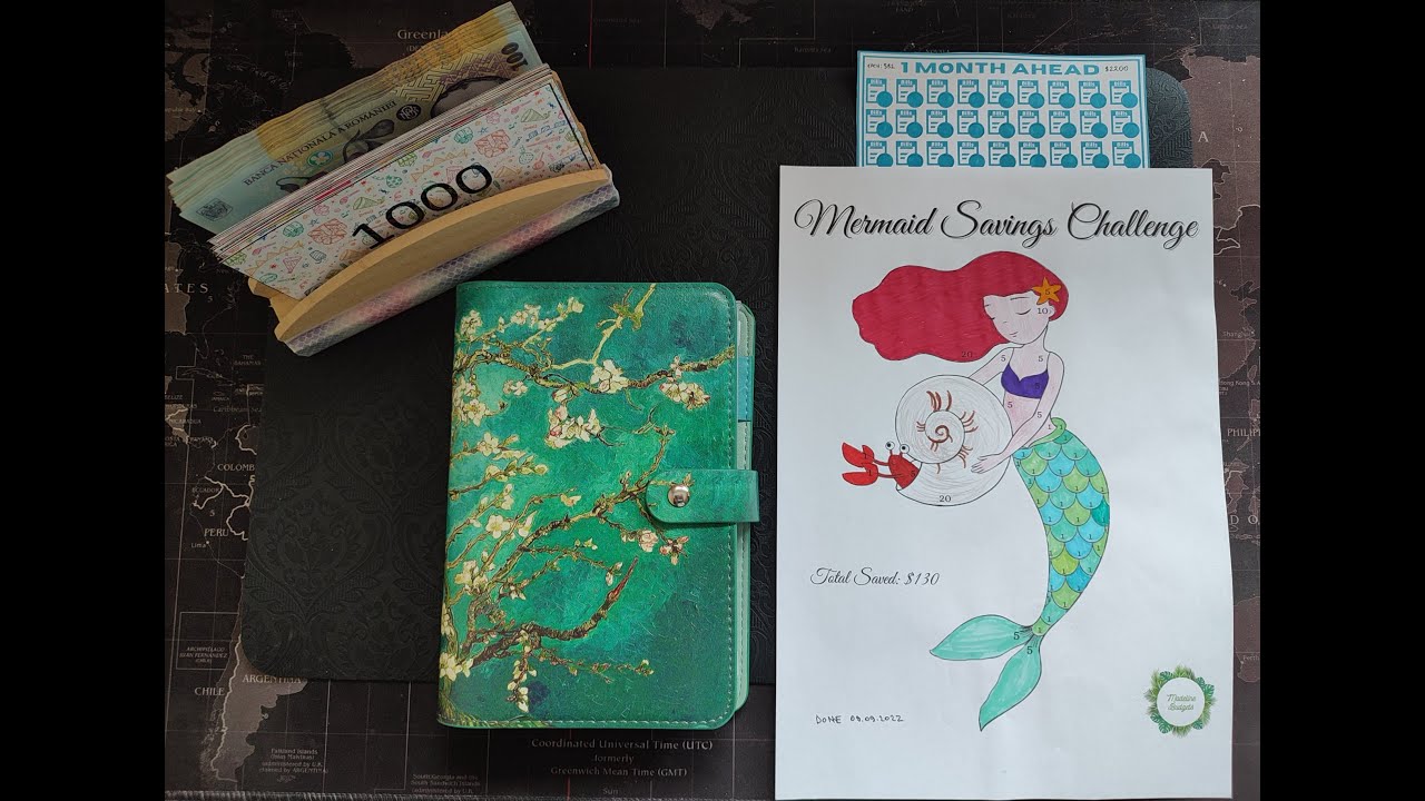 Mini Prop Swap | Mermaid Savings Challenge Money Reallocation | September | Placeholder Money