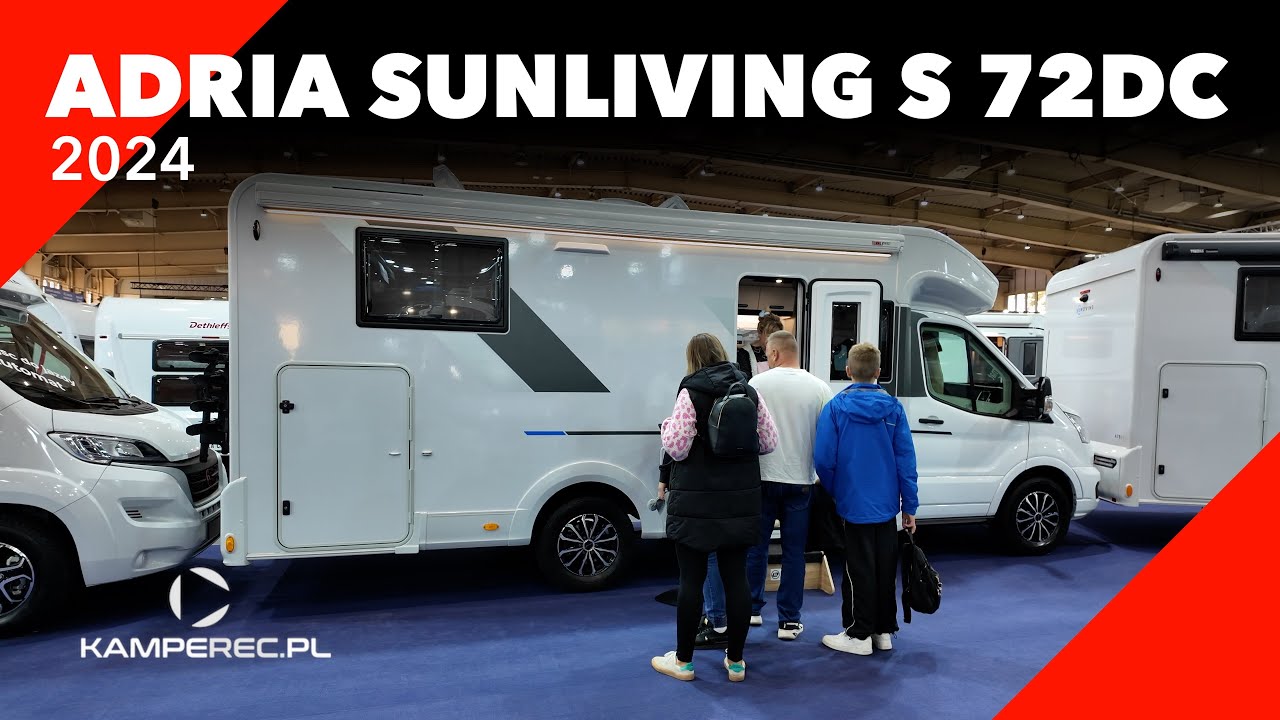 Dobrze zaprojektowany kamper Adria Sunliving S 72DC