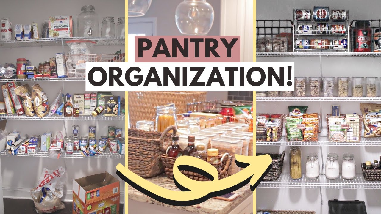 Kitchen Pantry Organization Tour 2020 | Affordable Food Storage | Organize with Me!