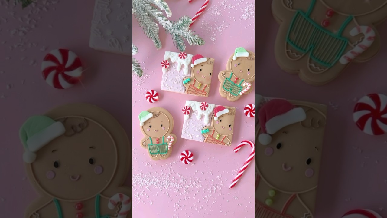 Christmas Candyland cookies #christmas #merrychristmas #xmas #cookies #tutorial #decoration