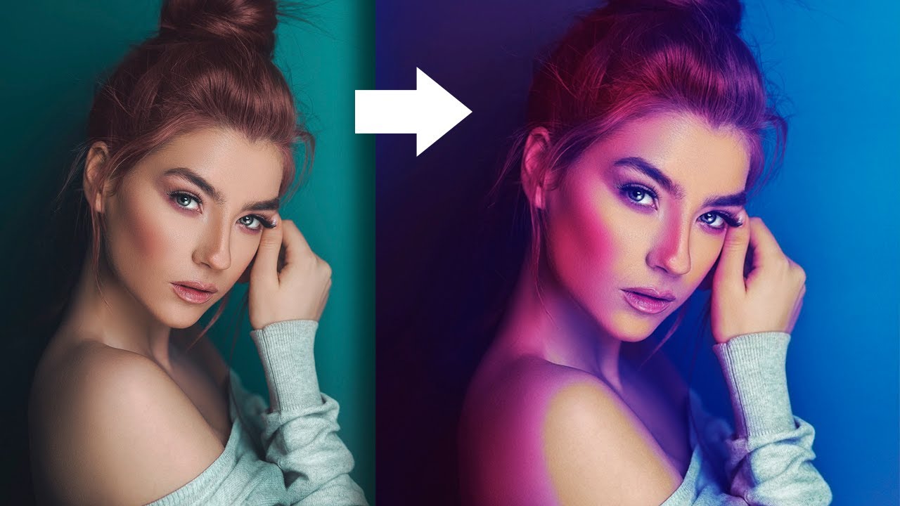 How to make Fake Neon Light Effect I Photoshop Tutorials #4gtools