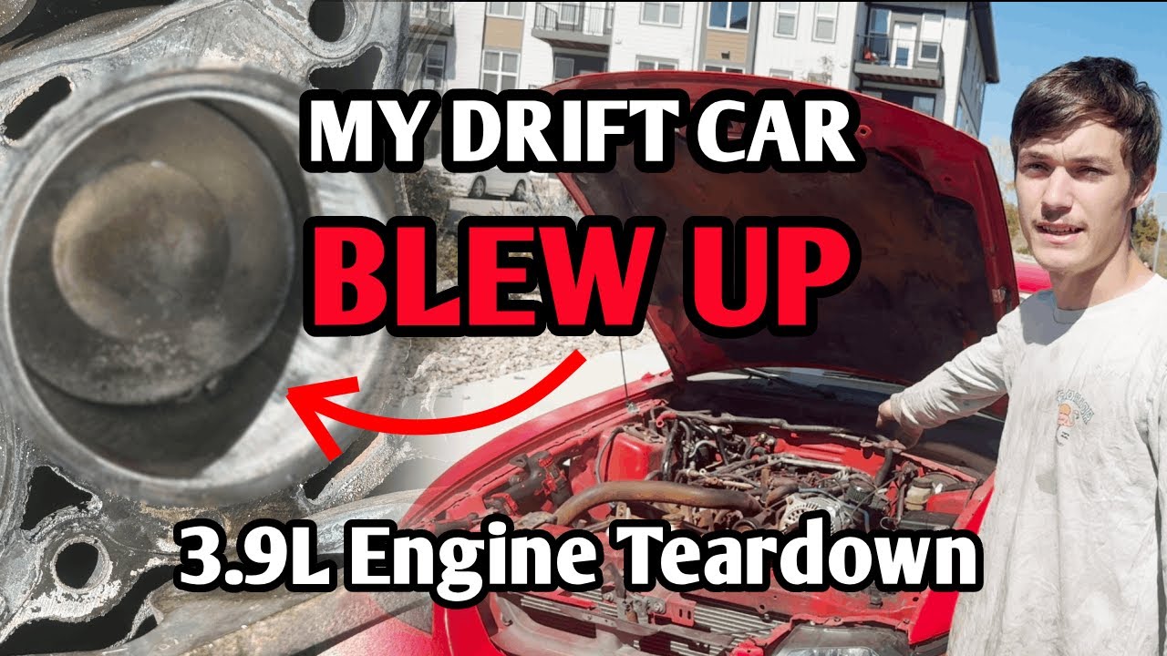 MY DRIFT CAR BLEW UP! WHAT WENT WRONG?? | 3.9L V6 Engine Teardown|