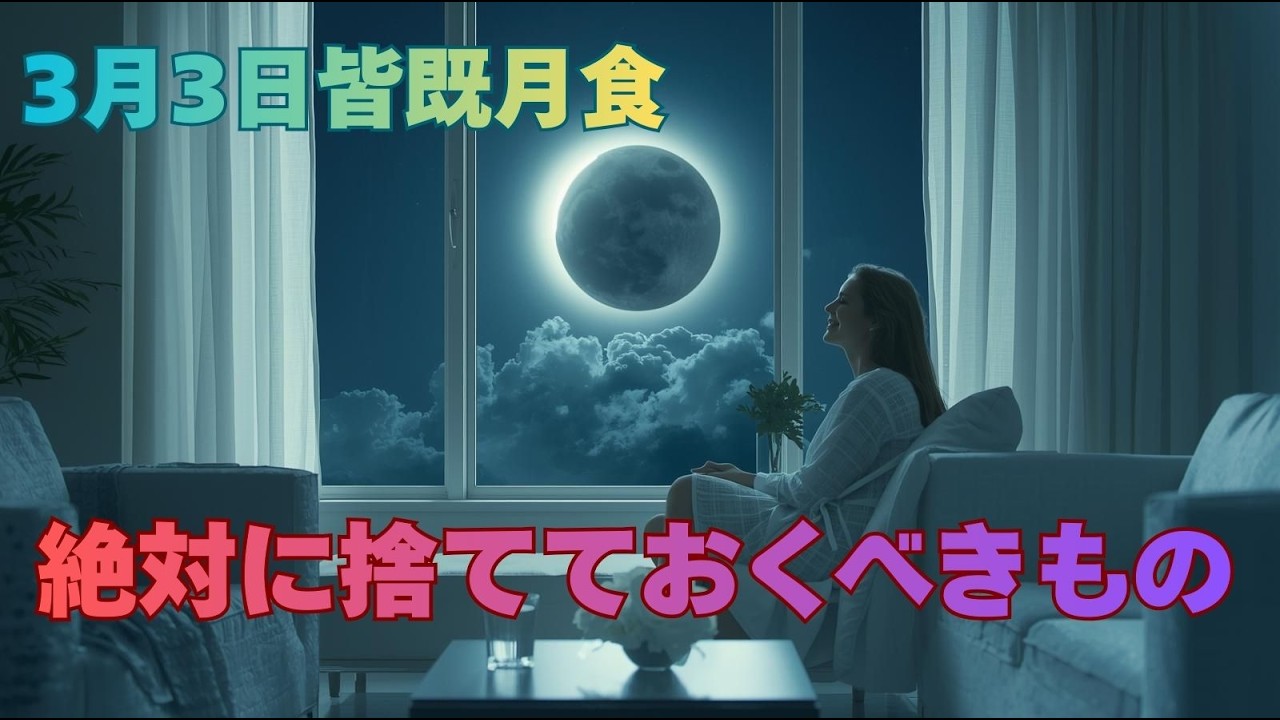 【3/3皆既月食】あなたが失う前に手放すべきもの