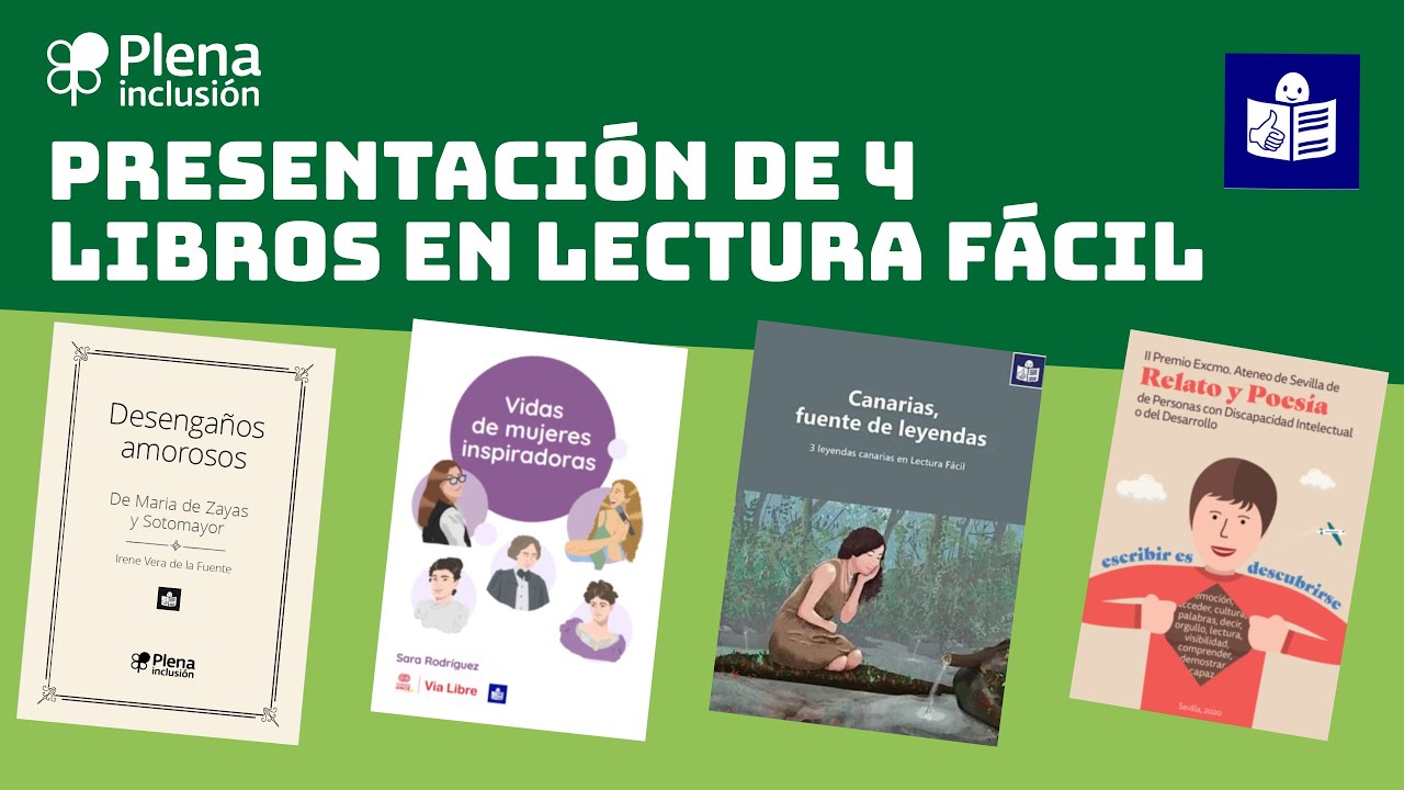 Presentación de 4 libros en lectura fácil | Plena inclusión