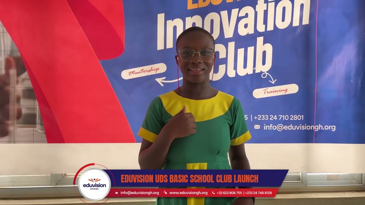 A video of the launch of the EDUVISION STEM club launch in July.