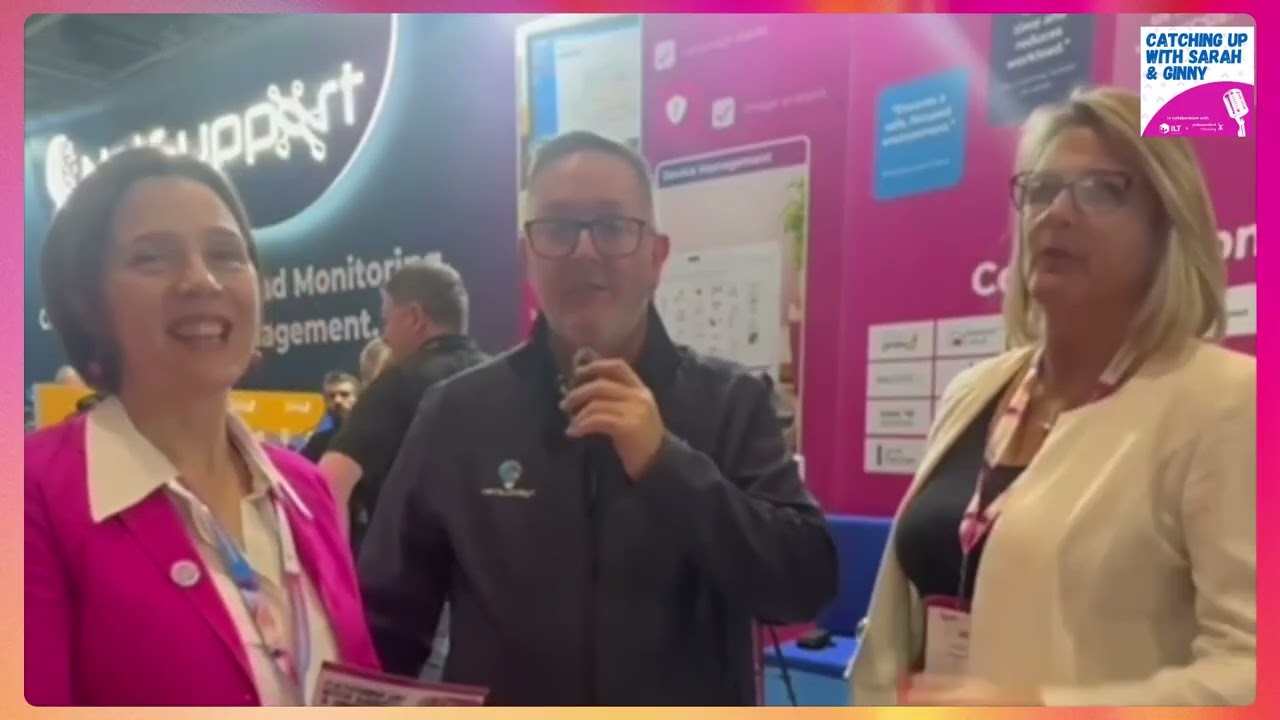 Catching up with Ali and Mark at BETT