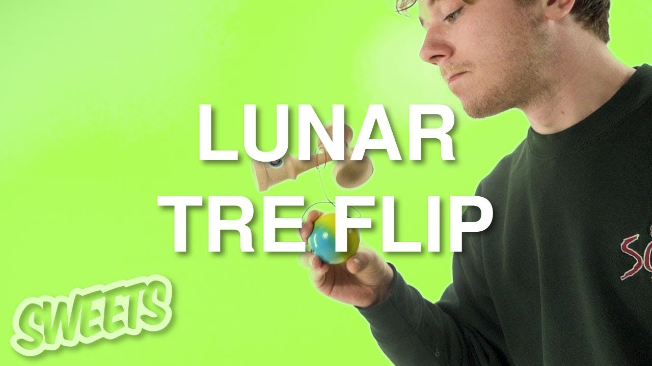 How to LUNAR TRE FLIP - Kendama Trick Tutorial - Sweets Kendamas