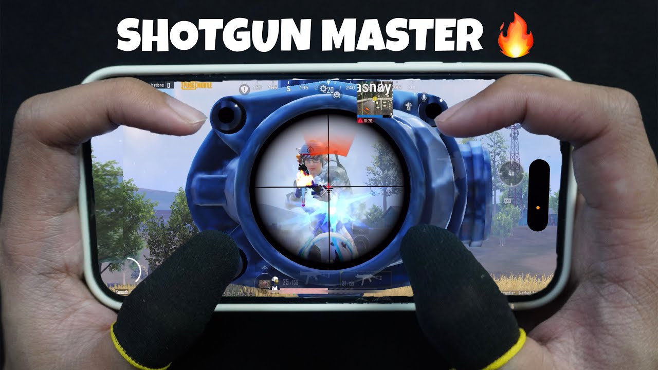 HOW TO USE SHOTGUN LIKE A PRO 🔥 HANDCAM PUBG Mobile 😍