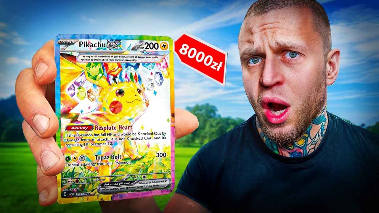 M&Oacute;J PIERWSZY OPENING KART POKEMON