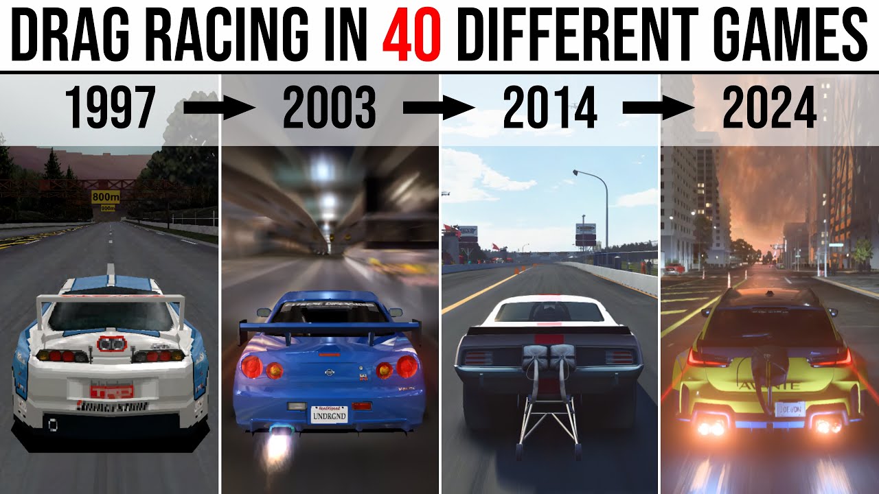Drag Racing in 40 Different Games (NFS, Forza, Gran Turismo, Test Drive + More)
