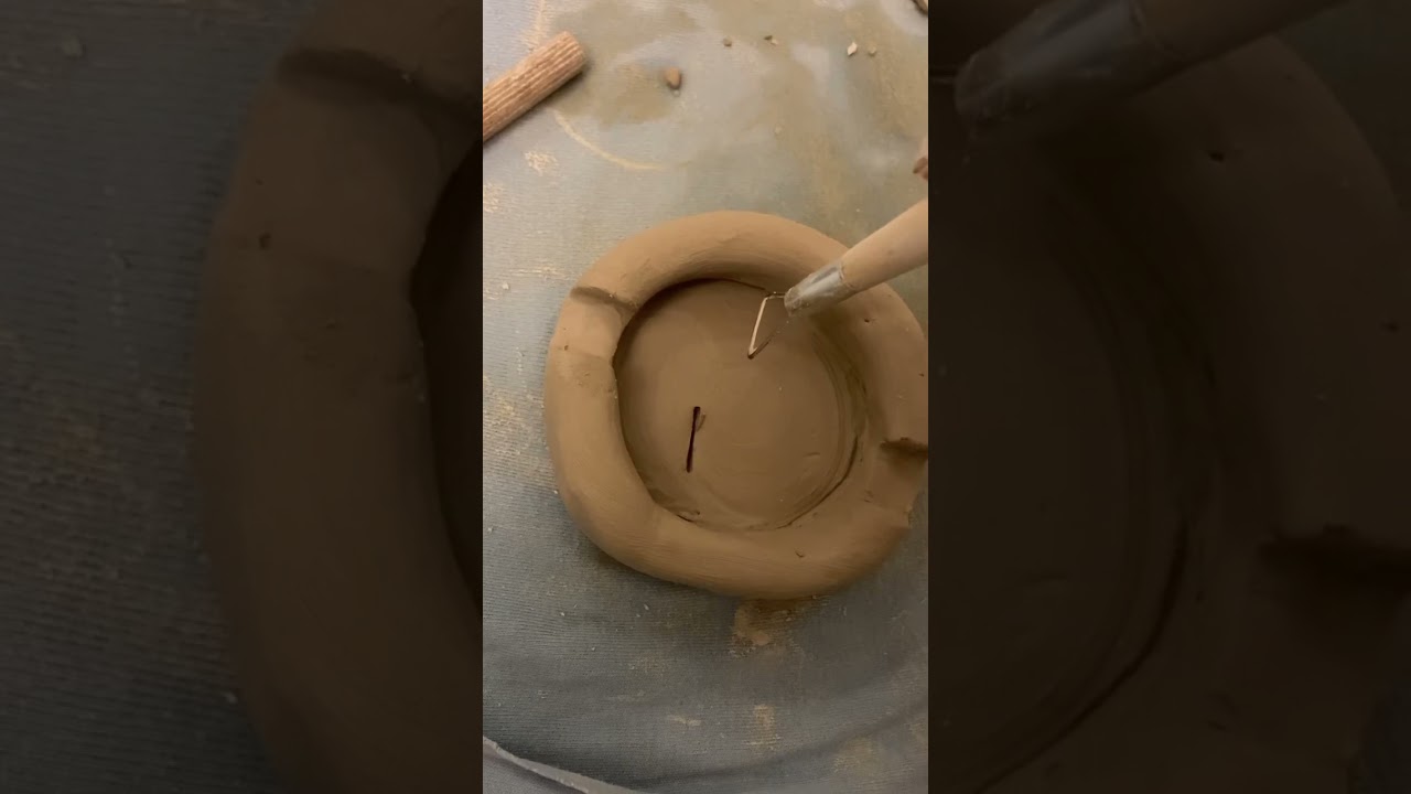 Seramik ile k&uuml;ll&uuml;k nasıl yapılır? Part1.  #shorts #shortvideo  #seramikhamuru #ceramic  #seramik