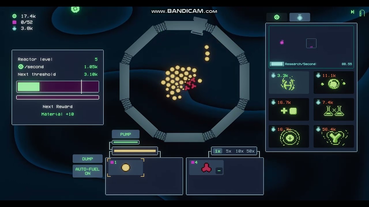 feed the reactor