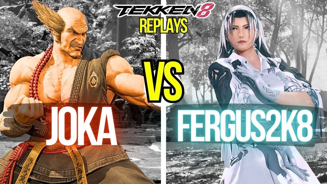T8 Pro 🕹️ Joka (#1 Heihachi) vs Fergus2k8 (Jun) 🕹️ Tekken 8 Replays