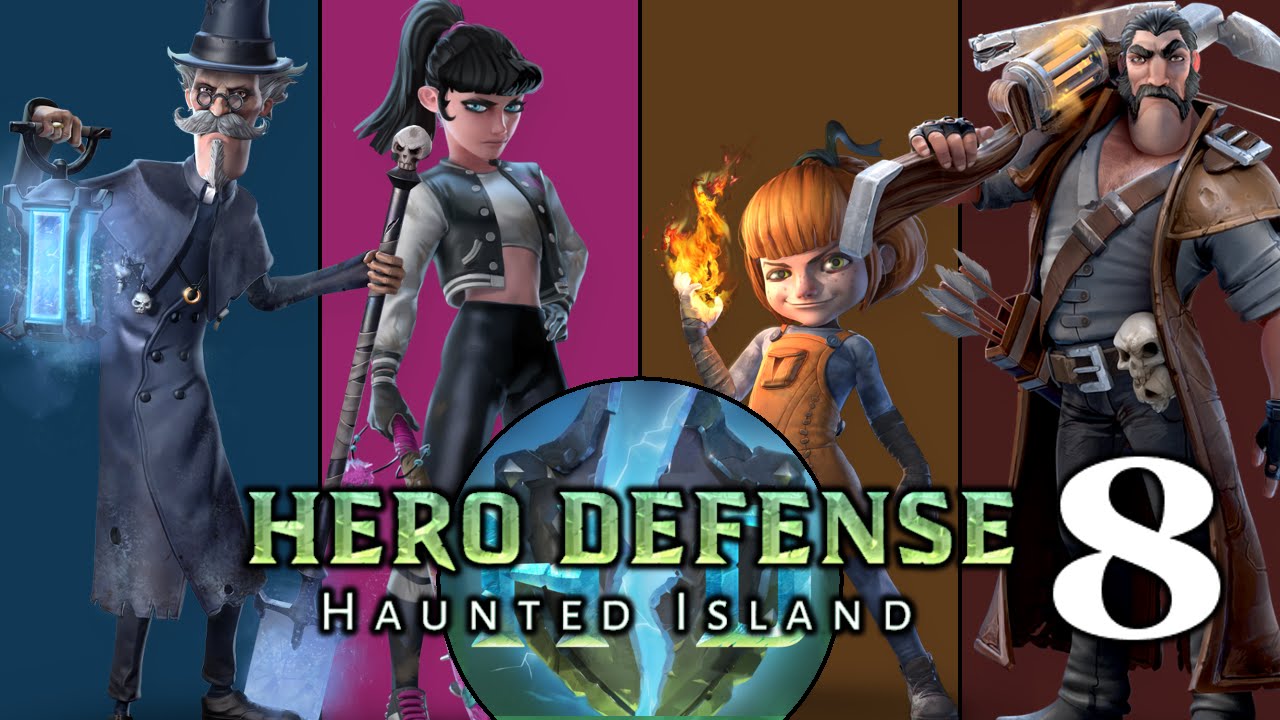 Hero Defense - Haunted Isle | Gameplay Playthrough | PART 8 storm the castle!