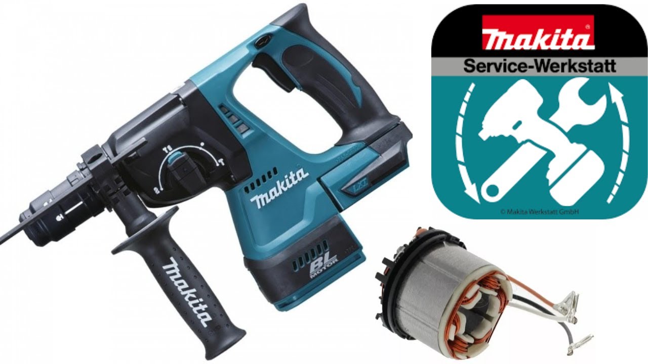 Makita brushless hammer drill field replacement DHR243