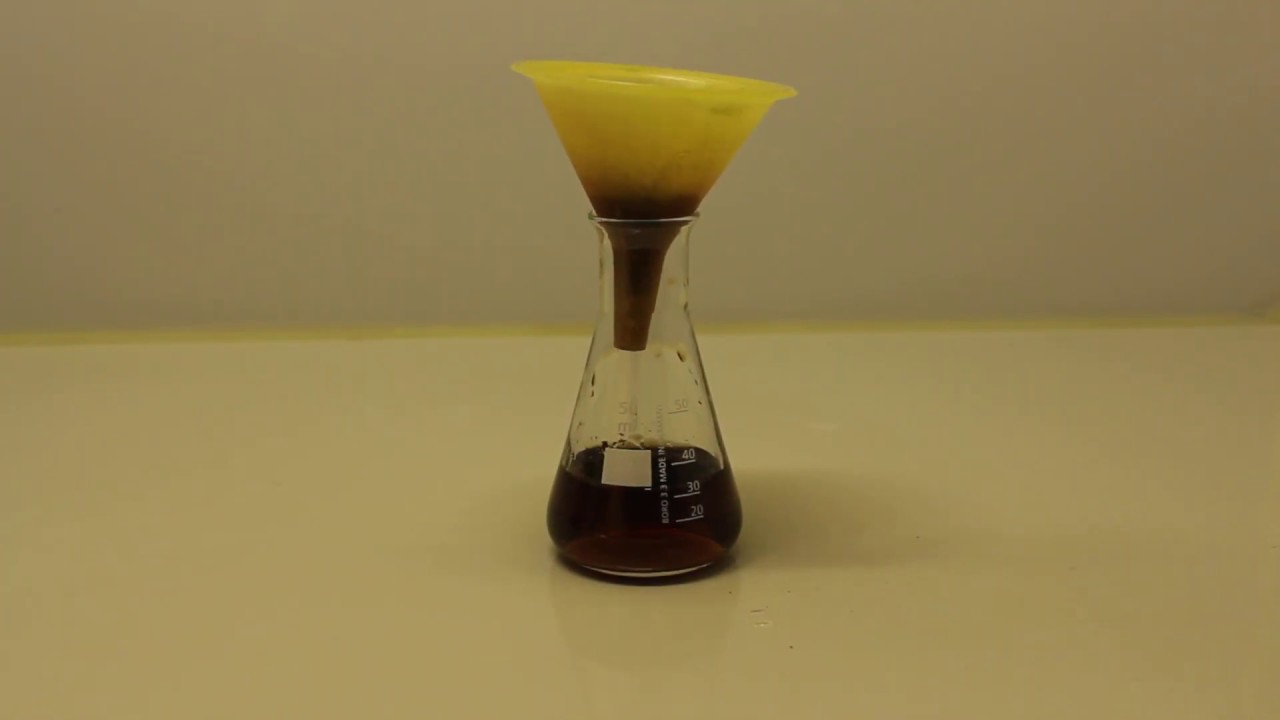 Entf&auml;rben von Cola - Adsorbtion mit Aktivkohle