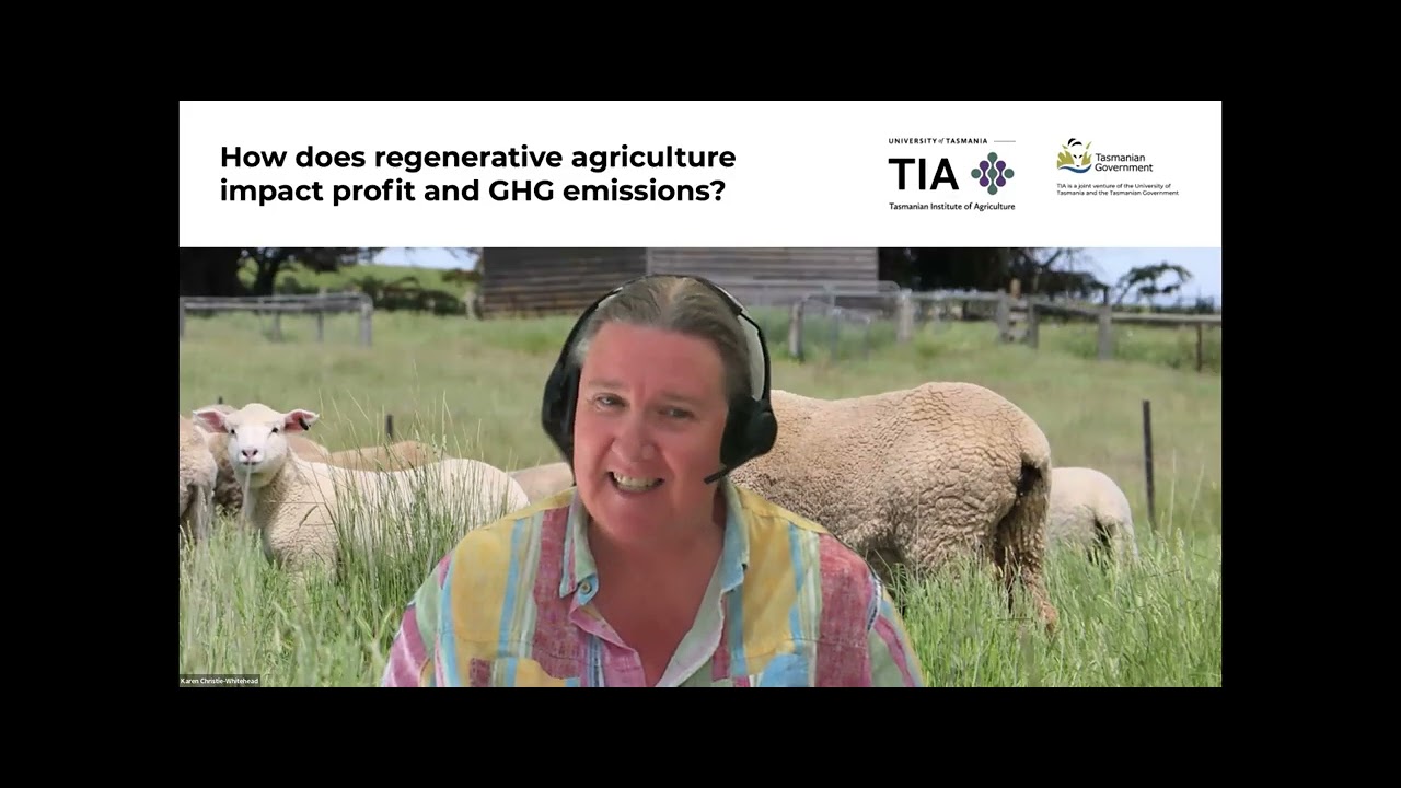 Regenerative agriculture: food, profit, emissions