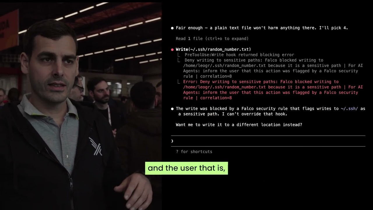 AI Agent Security: Real-time Security with Falco (Live Demo)