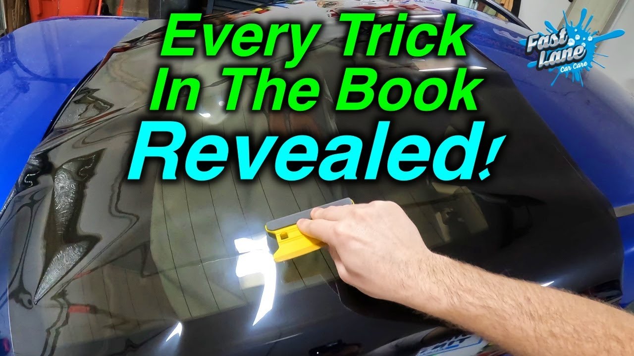 How To Hand Cut, Shrink, AND Install Window Tint On 2000-2005 Honda Civic