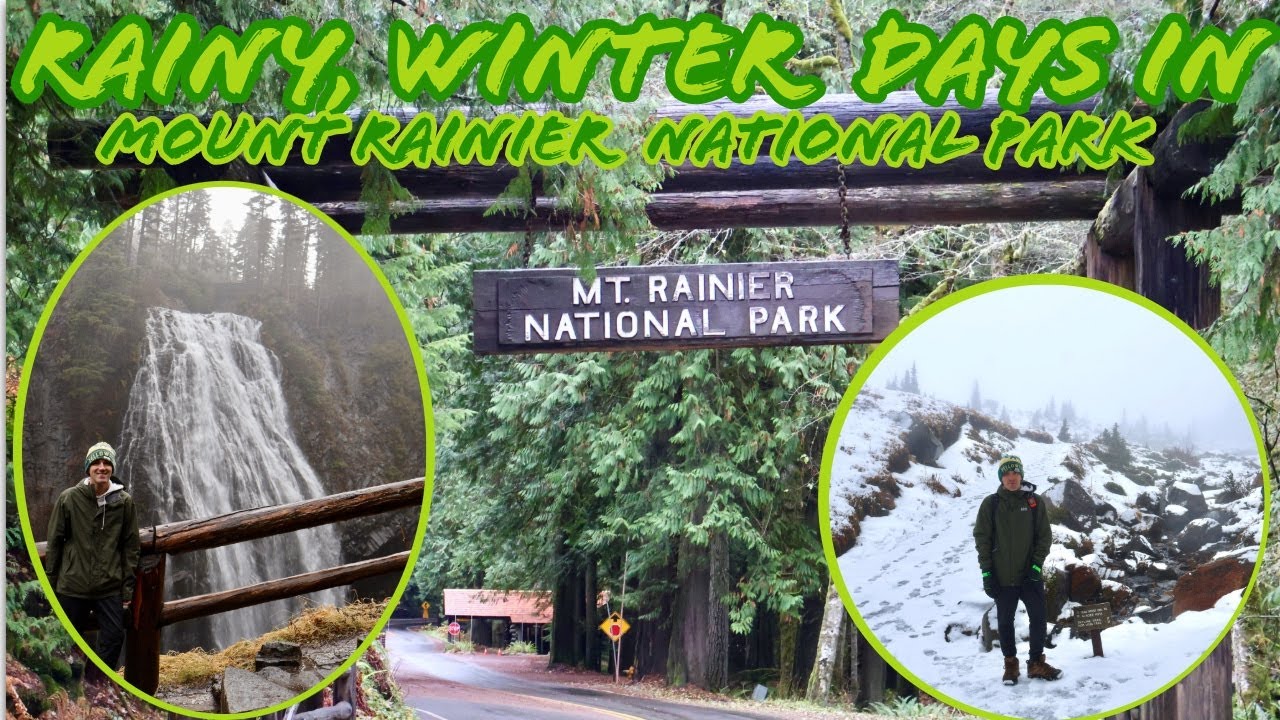 Rainy, Winter Days in Mount Rainier National Park - Longmire & Paradise Hikes