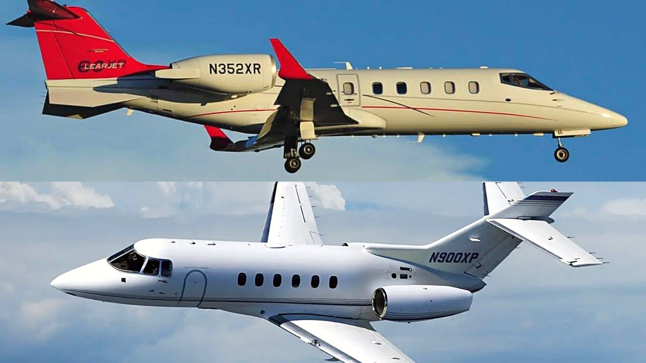 Bombardier Learjet 60 vs Hawker 800 Private Jets