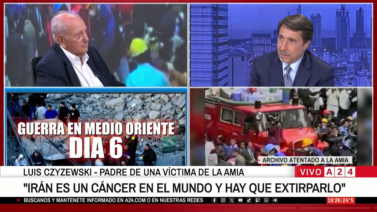 📢 LUIS CZYZEWSKI, PADRE DE UNA VÍCTIMA DE LA AMIA: 