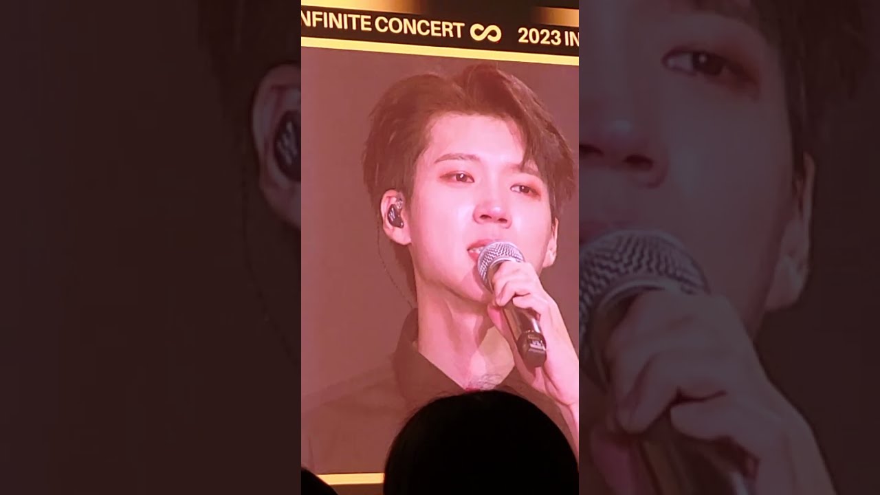 230820 인피니트 Infinite Comeback Again 감사 멘트 남우현 이성열 T_T