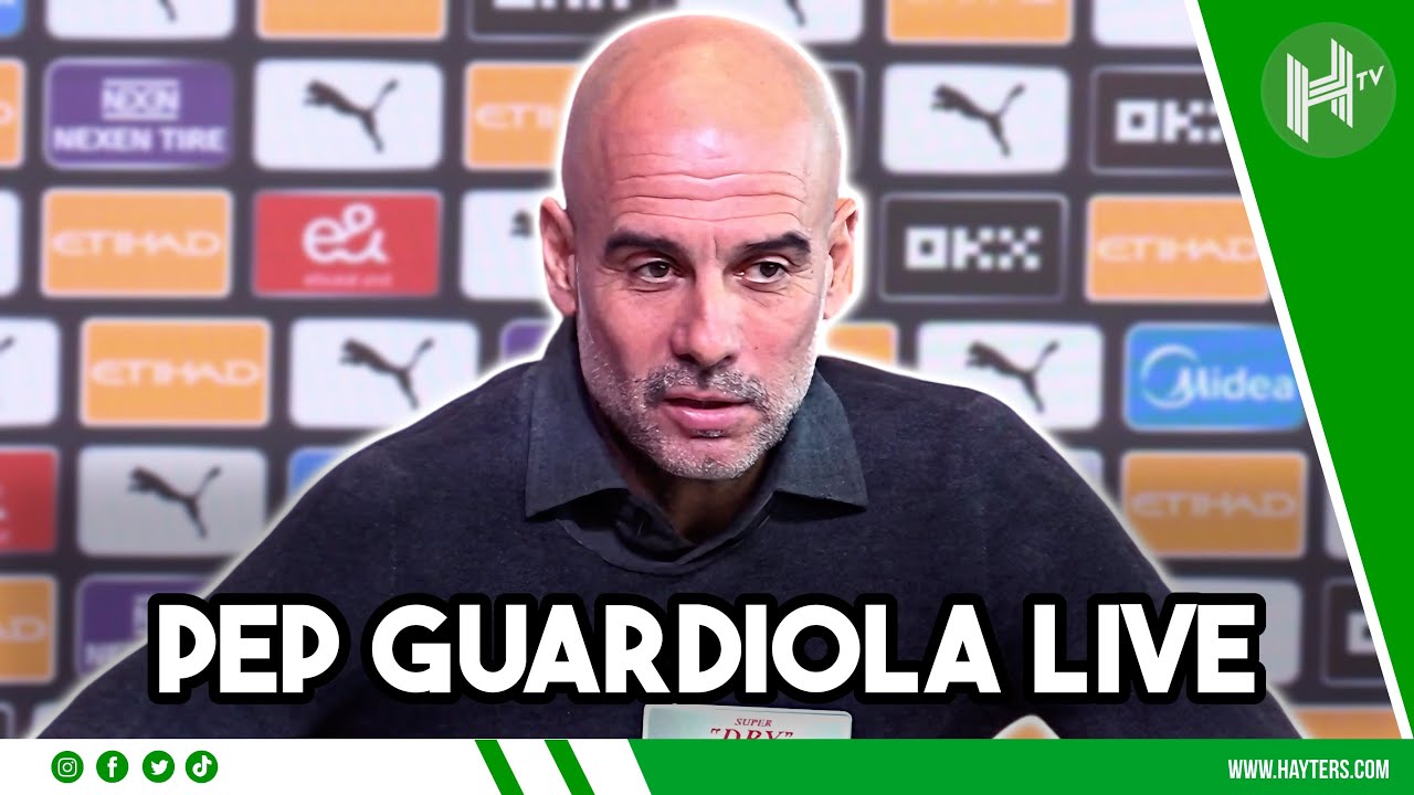 LIVE | Pep Guardiola press conference | Man City v Wolves