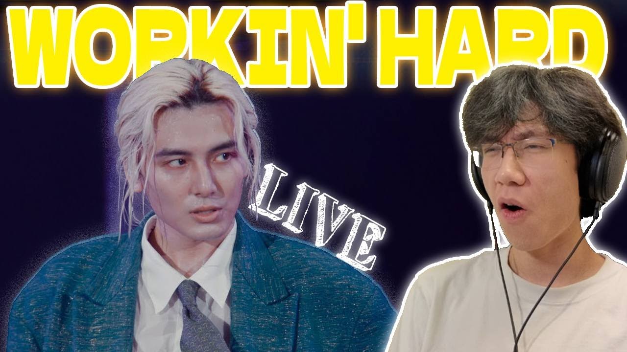 Workin' Hard LIVE // First time reaction