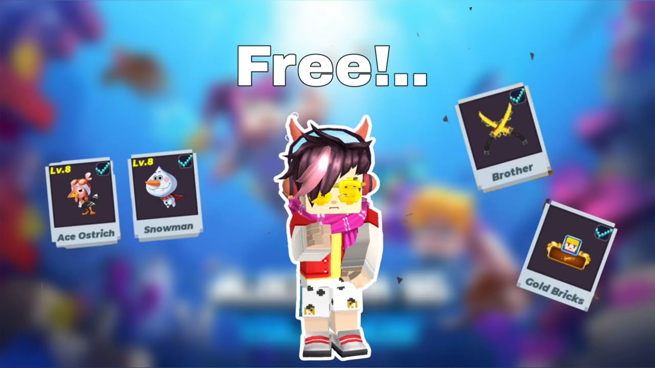 Collection of a Free player | Blockman Go