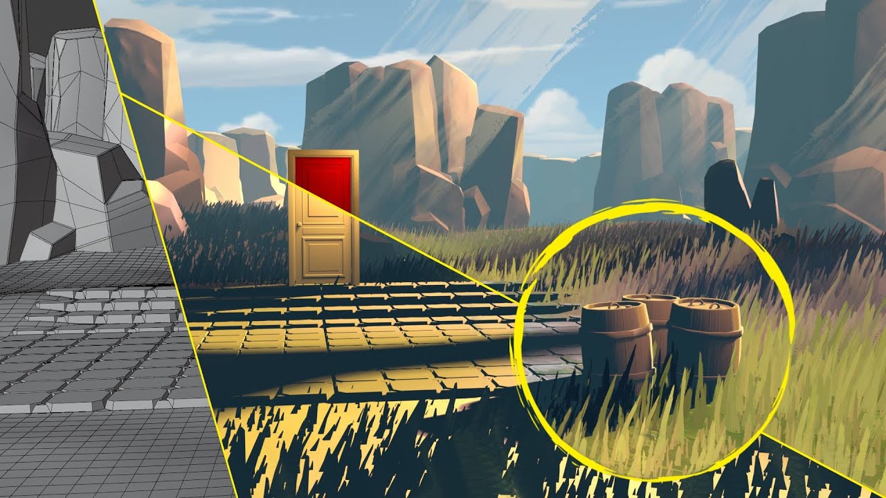A NEW approach to stylized environments (Part 2) - BLENDER TUTORIAL
