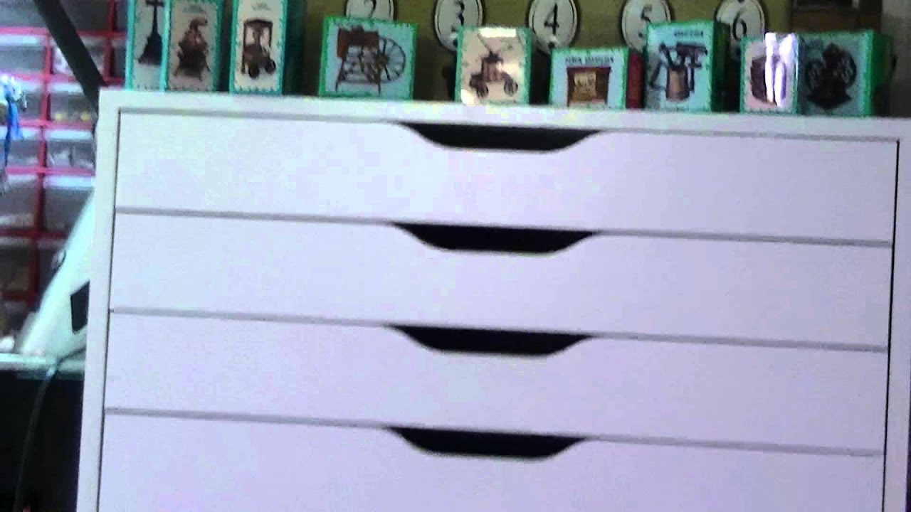 Scraproom Organization- Ikea Alex Drawer #3- Almost Done