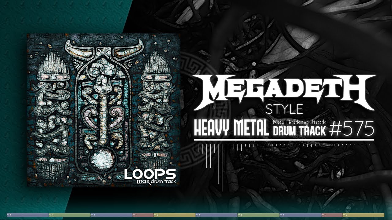 Heavy Metal Drum Track / Megadeth Style / 160 bpm